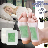 30 Patchs Détoxifiants pour les Pieds au Charbon et à la Camomille pour Soulager la Douleur, Certifiés ISO