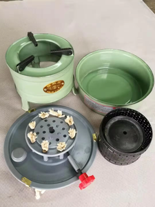 Ensemble d'ustensiles de cuisine de camping en plein air portable poêle de table au kérosène <span class=keywords><strong>avec</strong></span> émail de porcelaine pour 2-3 personnes pour la randonnée et la cuisine - Product Image 4