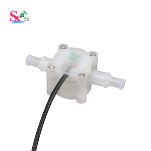 Débitmètre à effet Hall DIJIANG ZQ-01 ZQ-02 en PVDF, capteur de débit de liquide chimique, acide, vinaigre, compteur à turbine - Product Image 4