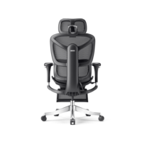 Chaise de bureau ergonomique moderne avec pieds en alliage d'aluminium à dossier en maille et hauteur réglable Caractéristiques inclinables
