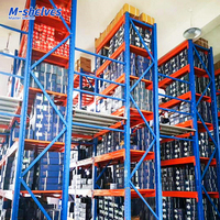 Plataforma de Entrepiso Industrial Expandible de Acero Resistente con Escalera de Seguridad