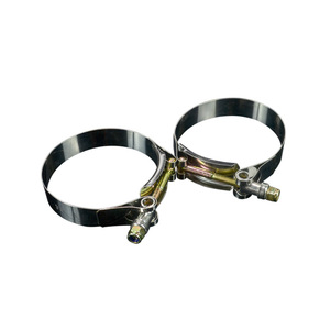 Stainless Steel 304T <b>Exhaust</b> Pipe <b>Clamp</b> 67-75mm Heavy Duty For Silicone Turbine Hoses - Product Image 3