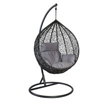 Chaise suspendue ronde en forme d'œuf pour patio, prix d'usine bon marché