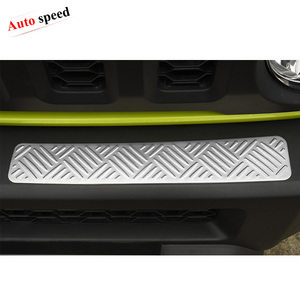 Vente flash : Garniture de pare-chocs avant en acier inoxydable 304 argentée pour <span class=keywords><strong>Suzuki</strong></span> <span class=keywords><strong>Jimny</strong></span> JB74 <span class=keywords><strong>2019</strong></span>+ - Product Image 3