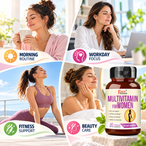 Complément Multivitaminé Quotidien pour Femmes Shecome (Marque Blanche) – Énergie, Humeur, Cheveux, Peau, Ongles – Capsules - Product Image 5