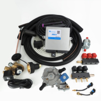 Moteur turbocompressé à grande cylindrée 6 cylindres Système de carburateur à injection électronique séquentiel Essence vers Kit de gaz naturel