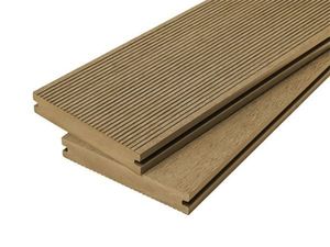 Durevole WPC Decking per uso esterno a lungo termine PVC noce <span class=keywords><strong>Teak</strong></span> legno composito per la pavimentazione Premium Click pavimenti in legno ingegnerizzati - Product Image 4