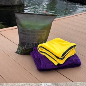 Car Drying <b>Towels</b> <b>Microfiber</b> <b>Towels</b> for Car 1400GSM Ultra-Absorbent Streak Free Premium Double Car Detailing Twisted-Loop <b>Towel</b> - Product Image 1