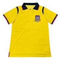 202627 Saison Neues Trikot Ecuador für Heim-Nationalmannschaft Fan-Fußball-Kit Vintage Einfarbig