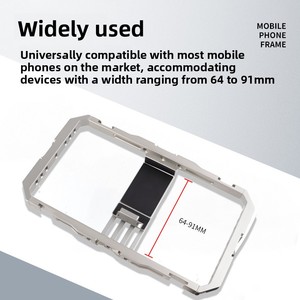 Supporto Universale Multifunzionale Anti-vibrazione per Smartphone, Gabbia Video Rig per iPhone 17/16/15/14 Pro Max Samsung - Product Image 2