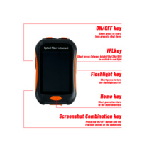 Équipement de Fibre Optique OTDR Mini NK2800 Réflectomètre Optique Temporel Compact Écran Tactile LCD 3,5 Pouces Longueur d'Onde 1550nm OTDR