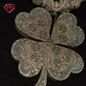 HiphopカスタムMoissaniteペンダント925スターリングシルバーパスダイヤモンドテスターMoissaniteペンダント - Product Image 3