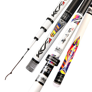 Caña de Pescar Telescópica de Fibra de Carbono de Alta Calidad, 6m, Acción Media Rápida, para Pesca con Señuelos en Agua Dulce, Pesca en Taiwán - Product Image 1