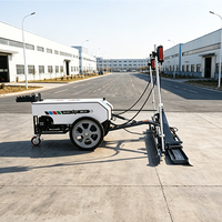 Niveleuse à béton laser Jiubang à moteur essence, équipement de construction haute efficacité, 280 kg, puissance 3000 W, garantie 1 an