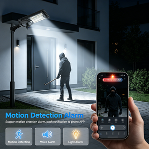 1000000lm 4000W Outdoor <b>LED</b> Street <b>Light</b> <b>With</b> <b>Motion</b> <b>Sensor</b> 5000K Daylight IP65 Aluminum Body Type III Distribution Camera - Product Image 5
