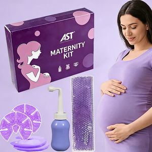 Kit Esencial Posparto, Almohadillas de Gel Frío/Calor de Algodón Ecológico, Almohadillas Perineales Personalizadas, Paquetes con Logotipo Privado - Product Image 1