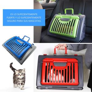 Petdom Designs - Sac de transport pliable pour animaux de compagnie avec lit imperméable - Porte avant en plastique pliable - Product Image 3