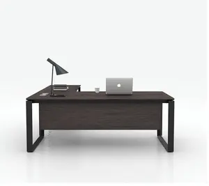 현대 디자인 쉬운 조립 금속 사무실 테이블 가구 컴퓨터 책상