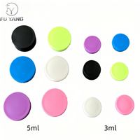 Tapas de Silicona para Viales de 3ml y 5ml, a Prueba de Fugas, Multicolores, Reutilizables, de Alta Calidad, Grado Alimenticio, a Prueba de Polvo, para Uso en Laboratorio