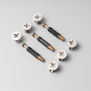 Heavy Duty Zinc Alloy 3 in 1 Furniture Connectors Cam <b>Lock</b> Nut Dowel for Durable Cabinet <b>Wardrobe</b> Joint Fastening - Product Image 2