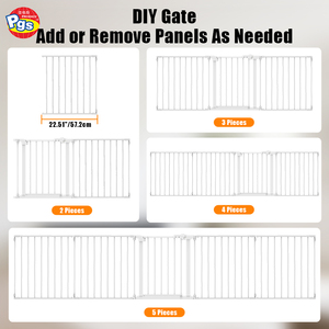 MFF001 Metal Fireplace Fence Portable Baby Playpen Fence Gates Pet Fence for Baby Pet - Product Image 3