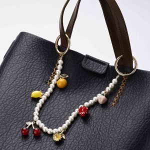 Colgante Metálico de Corazón de Cereza Estilo Y2K SWAG, Abalorio Intercambiable DIY para Bolsos, Accesorio de Moda para Carteras - Product Image 2
