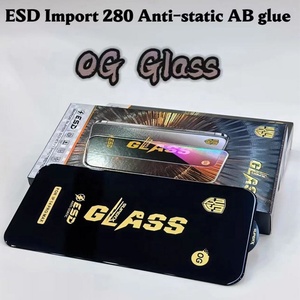 Anti-static OG High Aluminum Clear Full Glue Tempered <b>Glass</b> for Samsung Galaxy A17 Large Arc Screen <b>Protector</b> for iPhone 17 Air - Product Image 5