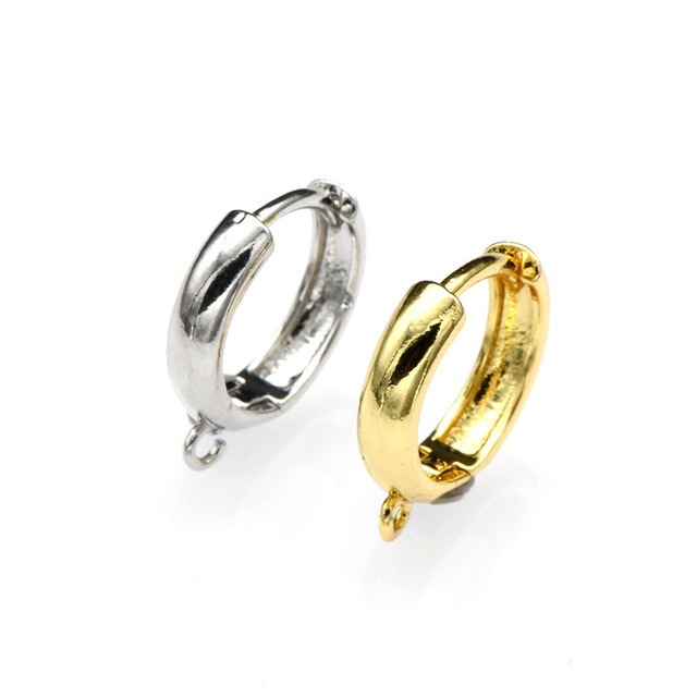 Anti Fading Rhodium Plated Round Hooks Earring for DIY Women Earring Accessories