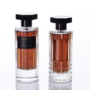 Coffret Cadeau de Luxe Flacon de Parfum 100ml – Bouteille en Verre Transparent avec Bouchon Noir – Emballage Vide Personnalisé pour Parfum – Idéal pour Cadeau de Mariage - Product Image 4