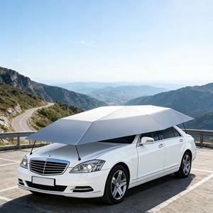 Vente flash - Pare-soleil anti-UV pour <span class=keywords><strong>voiture</strong></span>, housse de <span class=keywords><strong>voiture</strong></span> pliable avec protection contre la grêle pour <span class=keywords><strong>abri</strong></span> de <span class=keywords><strong>voiture</strong></span> extérieur - Product Image 2