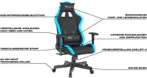 2025 prix usine <span class=keywords><strong>Pc</strong></span> course cuir ordinateur chaise de jeu ergonomique inclinable chaise de jeu avec repose-pieds Rgb Massage léger - Product Image 6