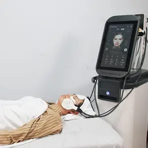 Ems ret lifting du visage massage électrique visage et cou em lift machine anti-âge ems machine à microcourant thermique