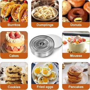 Juego de 12 Herramientas Comerciales de Acero Inoxidable para Hacer Empanadas, Tipo Tapete, Incluye Molde para Galletas y Herramientas de Prensado - Product Image 6