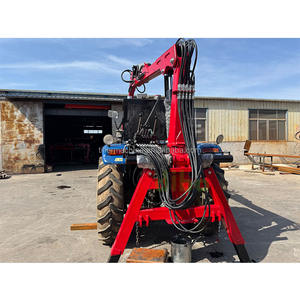 Grúa de Carga para Cosecha de Fruto de <span class=keywords><strong>Palma</strong></span> Montada en Tractor, Cosechadora de Fruto de Aceite de <span class=keywords><strong>Palma</strong></span> con Garra de Grúa de 4 Mandíbulas, Agarrador de Racimos de Fruta Fresca para Uso Agrícola - Product Image 5