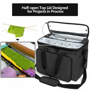 Organizador Grande para Almacenamiento de Hilo, Bolsas y Estuches para Ganchillo, Bolsas para Hilo de Ganchillo, Estuche para Agujas de Tejer - Product Image 4