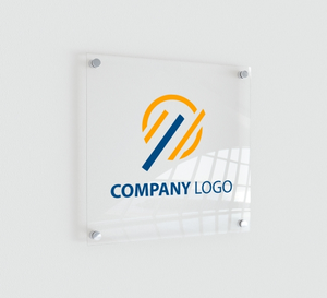 LOGO Kustom Cetak Akrilik Tanda Lobi Kantor untuk Area Penerimaan Tanda Plakat Akrilik - Product Image 1