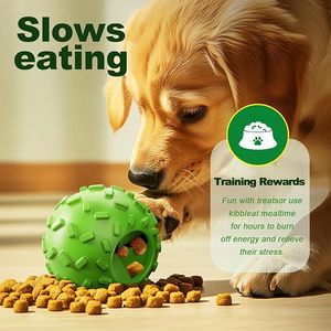 Jouet de puzzle pour <span class=keywords><strong>chien</strong></span>, lot de 2 - Distributeur interactif de friandises, mangeoire lente avec stimulation mentale et soulagement de l'anxiété, en caoutchouc naturel - Product Image 5