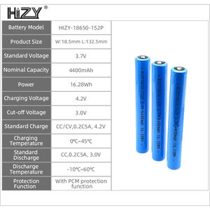 Großhandel <span class=keywords><strong>18650</strong></span> 3.7V 1 S2P zylindrische Lithium-Ionen-Batterie 4400mah - Product Image 4