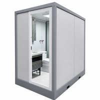 Maisons préfabriquées prêtes à être expédiées, toilettes portables, cabine de douche mobile, toilettes publiques pour chantier, maison conteneur