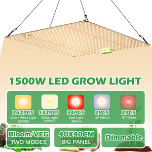ไฟปลูกต้นไม้แบบหรี่แสงได้ 120W ไฟปลูกพืชในโรงเรือน 150W หลอดไฟปลูกต้นไม้แบบสเปกตรัมเต็ม - Product Image 2