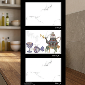 Carrelage mural en céramique marron design pour cuisine 300x450mm, simple et antique, exportateur de carrelage mural en céramique numérique émaillé 30x45cm 12x18 - Product Image 4