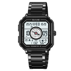 ساعات رجالية كوارتز من SKMEI 2507 متوفرة بخصومات بالجملة، تتميز بواجهات مضيئة أنيقة ومقاومة للماء - Product Image 3