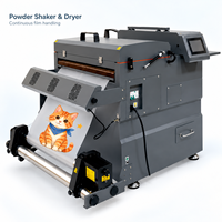 Sistem Pencetakan DTF 60cm dengan Penggoyang Bubuk Printer dan Pengering untuk Transfer Pakaian