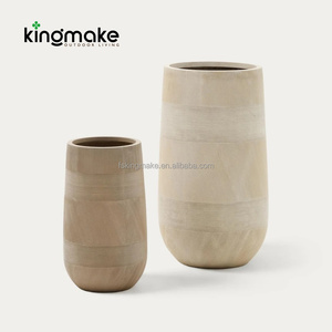 Maceta Duradera de Venta Caliente de Fábrica, Maceta Alta para Jardín Exterior con Orificio de Drenaje, Maceta Moderna de GRC para Hotel - Product Image 3