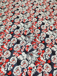 ผ้าซาตินโพลีเอสเตอร์พิมพ์ลายหลากสี 100% เนื้อเนียนนุ่มเงางาม สำหรับงานเย็บปักถักร้อย DIY งานแต่งงาน ตกแต่งชุดเดรส - Product Image 5