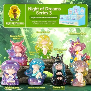 Night <span class=keywords><strong>Dreams</strong></span> OEM ODM Blind Box in Resina con Luci, Giocattolo da Collezione Foresta Fantastica, Statuetta Premium, Scatola Misteriosa, Ornamento da Scrivania - Product Image 2