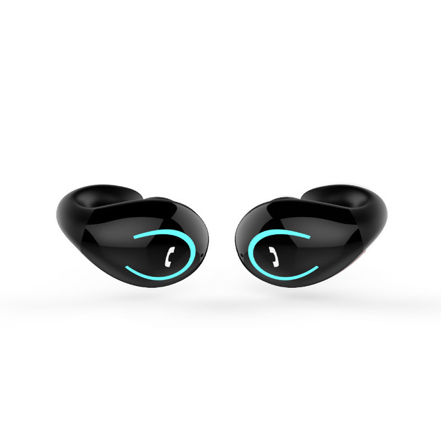 Bluetooth Headsets Wireless Headphones Air-Conduction with Microphone Handsfree Clip-on-ear Earphones for Driving Work Audifonos