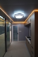 Nouvelle conception de maison préfabriquée moderne de luxe, maisonnette écologique en acier, abri mobile, pod, dôme, villa, appartement