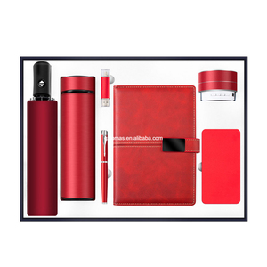 Artículos de lujo Regalos únicos Paraguas A5 Notebook Pen Frasco de vacío Juego de regalo de <span class=keywords><strong>feliz</strong></span> <span class=keywords><strong>cumpleaños</strong></span> Actividades promocionales artículos de regalo - Product Image 4