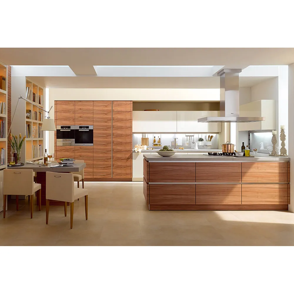 Wholesale New design modern style Best Standard wood veneer customize kitchen cabinets